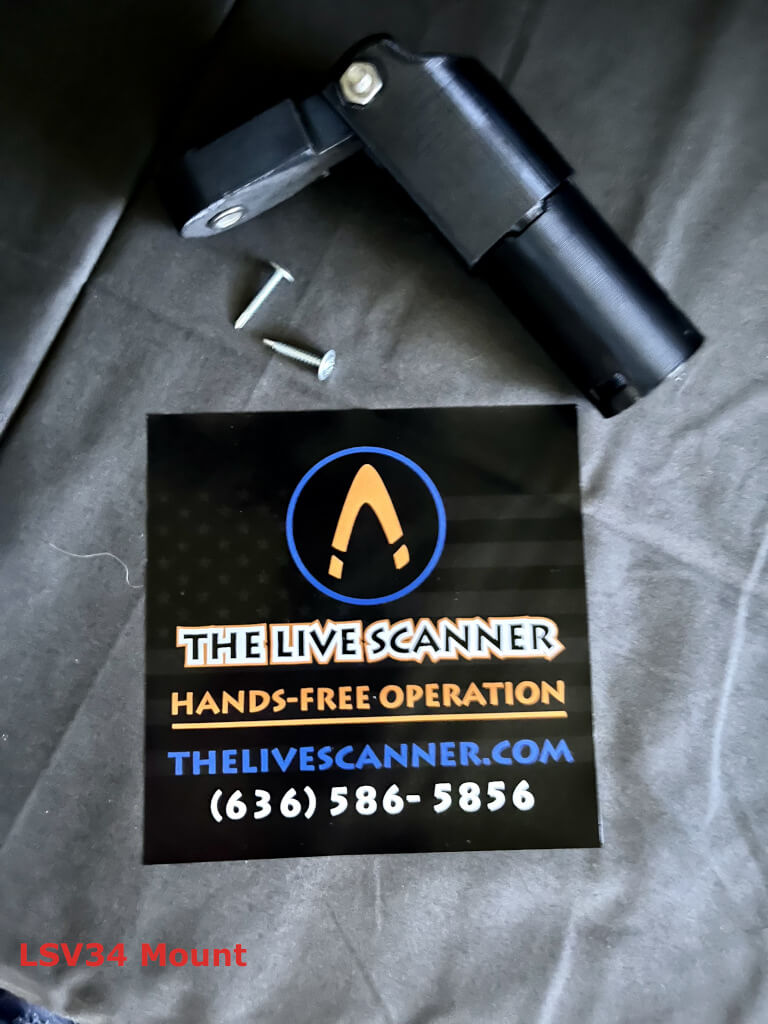 LiveScanner LVS34 transducer mount for Garmin LVS34 live sonar